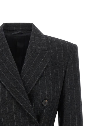 Gray Virgin Wool Blazer