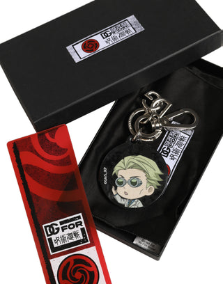 Black Kaisen Kento Nanami Charm Metal Keychain Keyring
