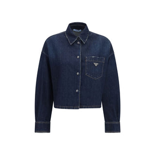 Blue Cotton Denim Jacket