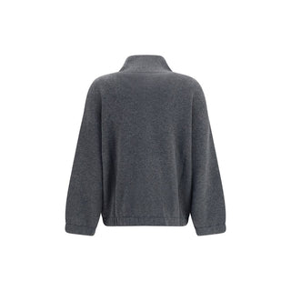 Gray Cashmere Sweatshirt
