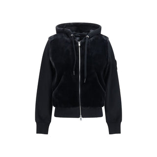 Black Cotton Sweatshirt