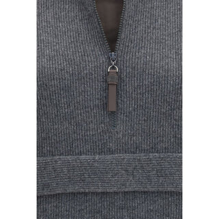 Gray Cashmere Sweatshirt