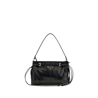 Black Calf Leather Bos Taurus Handbag