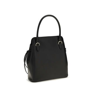 Black Calf Leather Bos Taurus Shoulder Bag