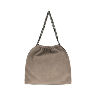 Beige Polyester Shoulder Bag