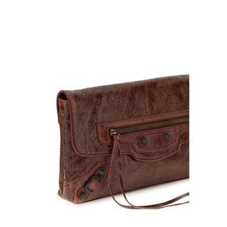 Bordeaux Lamb Ovis Aries Clutch Bag