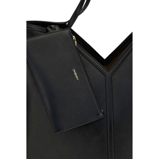 Black Calf Leather Bos Taurus Shoulder Bag