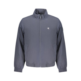 Blue Polyamide Men's Jacket
