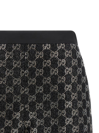 Black Viscose Short And Mini Shorts