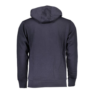 Blue Cotton Men Sweatshirt