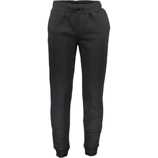 Black Cotton Men's Jogger Pants