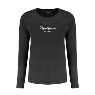 Black Cotton Women's T-Shirt