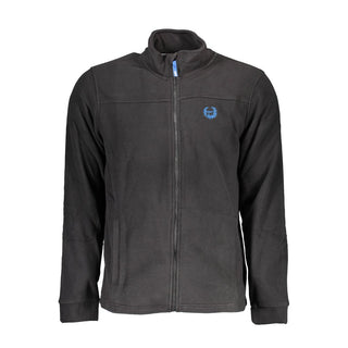 Black Polyester Men's Sweatshirt