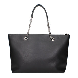 Black Leather Shoulder Bag