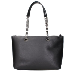 Black Leather Shoulder Bag