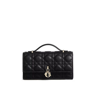 Black Leather Shoulder Bag