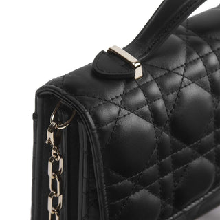 Black Leather Shoulder Bag