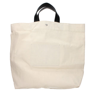 Beige Fabric Handbag