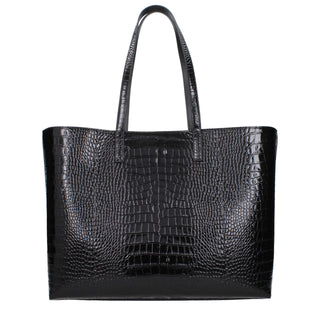 Black Leather Shoulder Bag