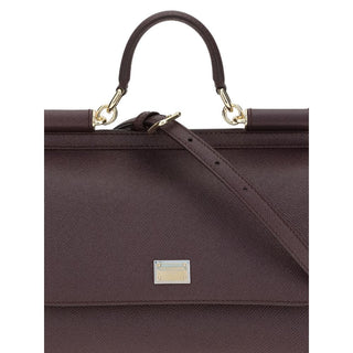Bordeaux Calf Leather Bos Taurus Handbag