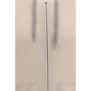 Beige Cashmere Sweatshirt