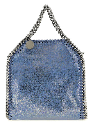 Blue Polyester Handbag