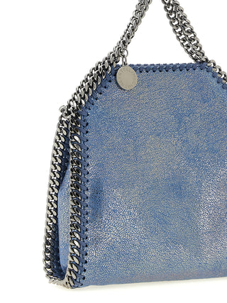 Blue Polyester Handbag