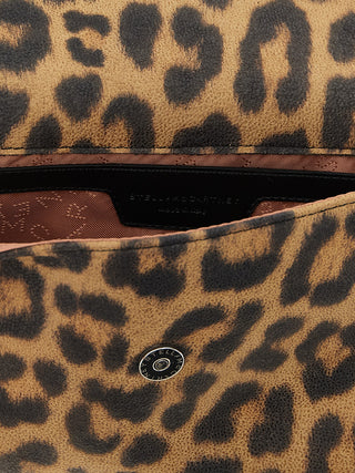 Brown Polyester Clutch Bag