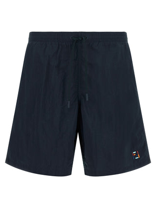 Blue Polyamide Swim Shorts