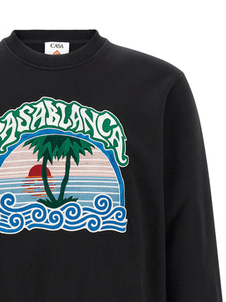 Black Organic Cotton Sweatshirt