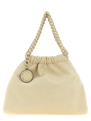 Beige Polyester Shoulder Bag
