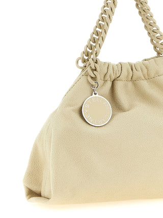 Beige Polyester Shoulder Bag
