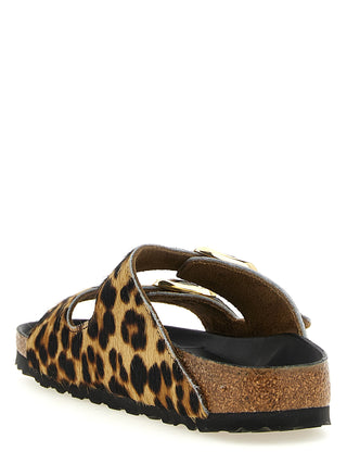 Brown Calfskin Slides