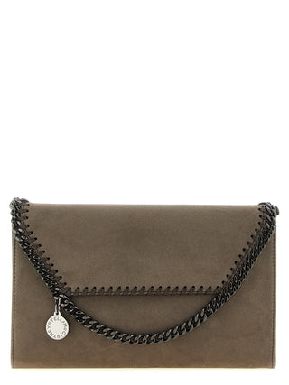 Gray Polyamide Crossbody Bag