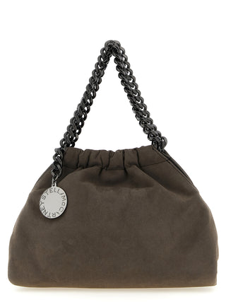 Gray Polyamide Crossbody Bag