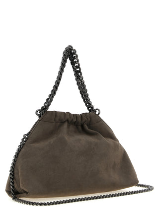 Gray Polyamide Crossbody Bag