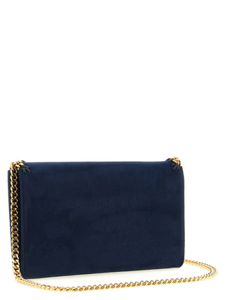 Blue Polyamide Crossbody Bag
