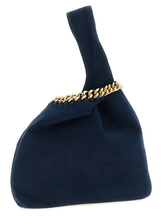Blue Polyamide Handbag