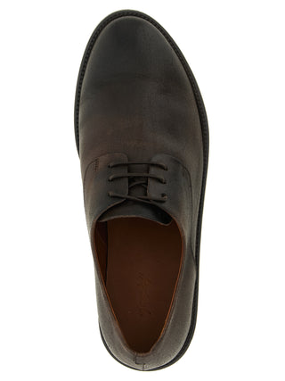 Brown Calfskin Oxfords And Derbies