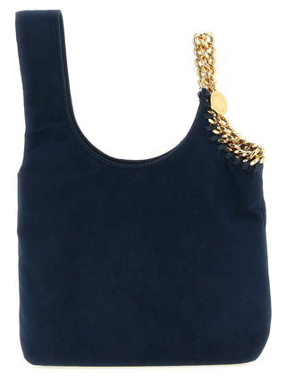 Blue Polyamide Handbag
