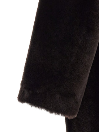 Brown Lamb Fur Coat
