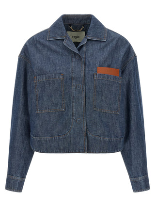 Blue Cotton Denim Jacket