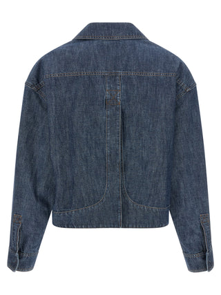 Blue Cotton Denim Jacket