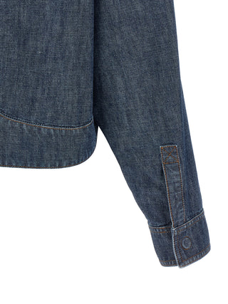 Blue Cotton Denim Jacket