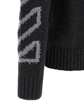 Gray Wool Cardigan