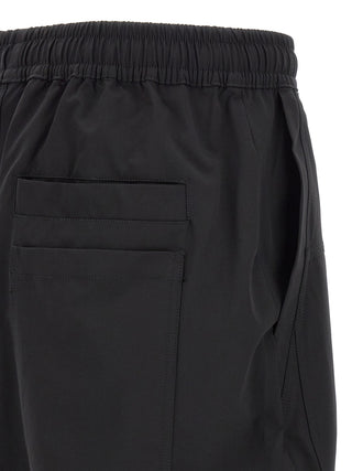 Black Polyamide Athletic Pants