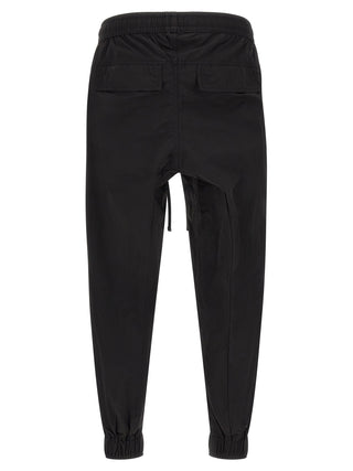 Black Polyamide Casual Pants