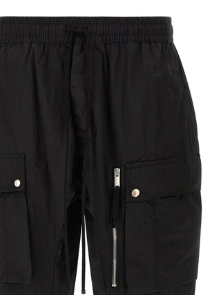 Black Polyamide Cargo Pants