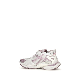 Purple Polyester Athletic Sneakers