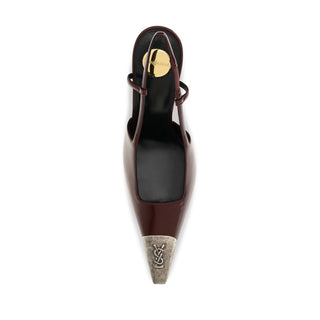 Bordeaux Calf Leather Bos Taurus High Heel Pumps